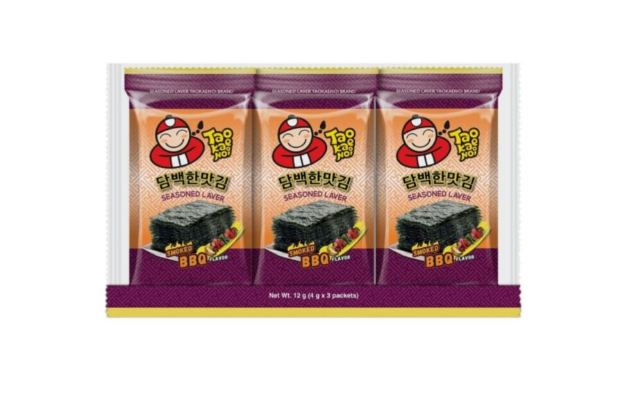 Tao Kae Noi Seasoned Laver Smoked Bbq Flavour 4g