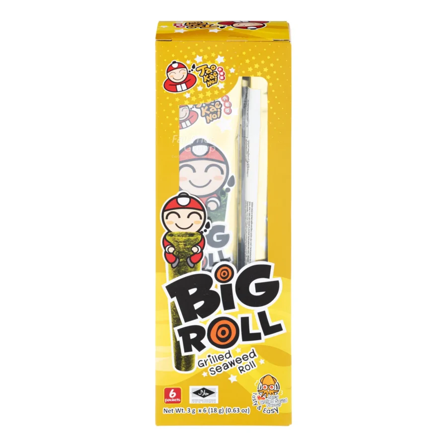 Tao Kae Noi Grilled Seaweed Big Roll Spicy Grilled Squid Flavour 3G