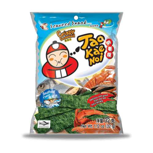 Tao Kae Noi Crispy Seaweed Seafood Flavour 32G