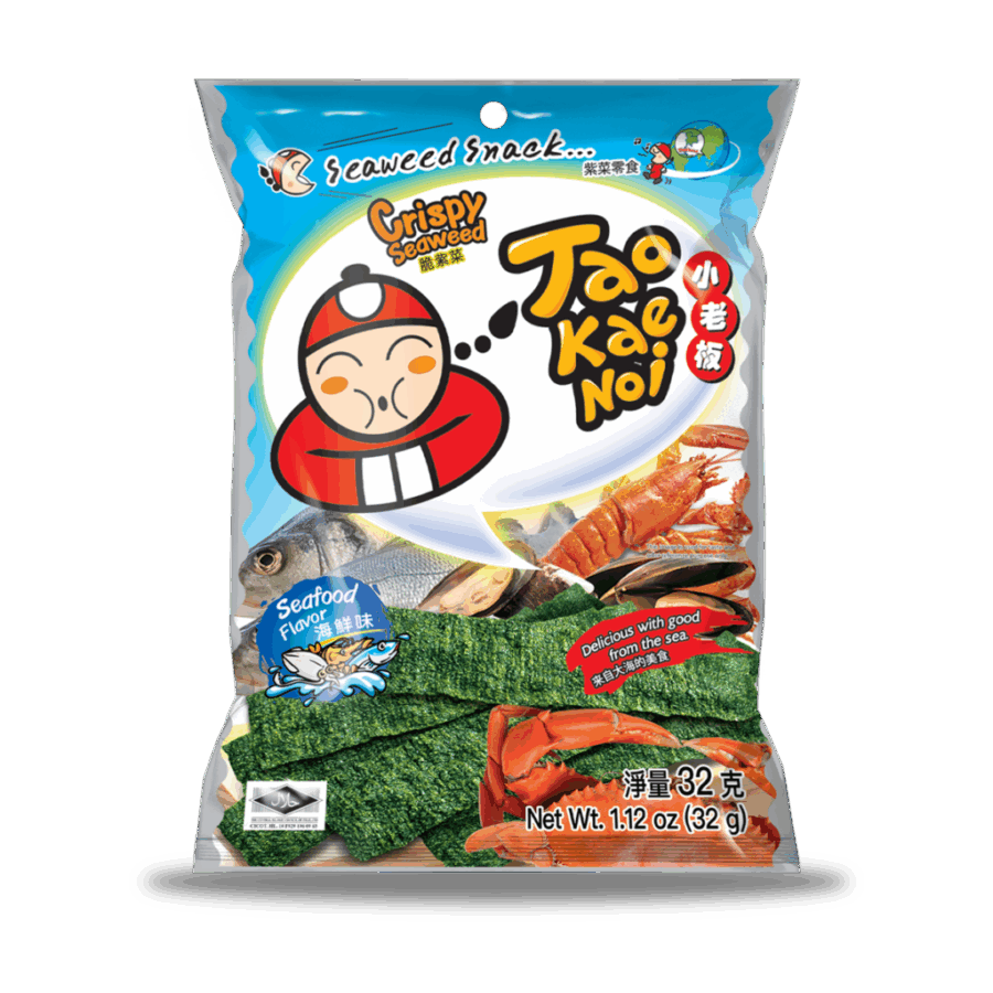 Tao Kae Noi Crispy Seaweed Seafood Flavour 32G