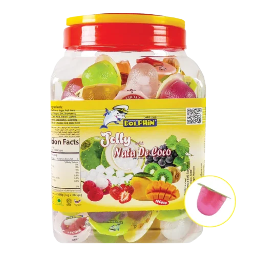 Dolphin 100 Pcs Jelly Jar