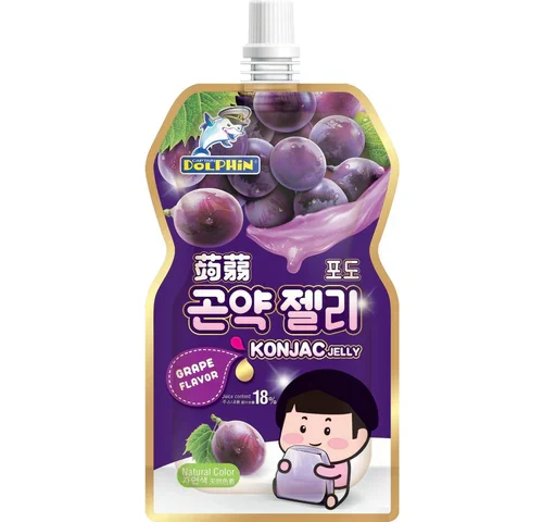 Dolphin Konjac Jelly Drink Grape Flavour 130 G * 40 Pcs