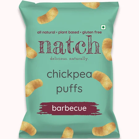 Natch  Chick Peas Puff Barbecue Flv 65g