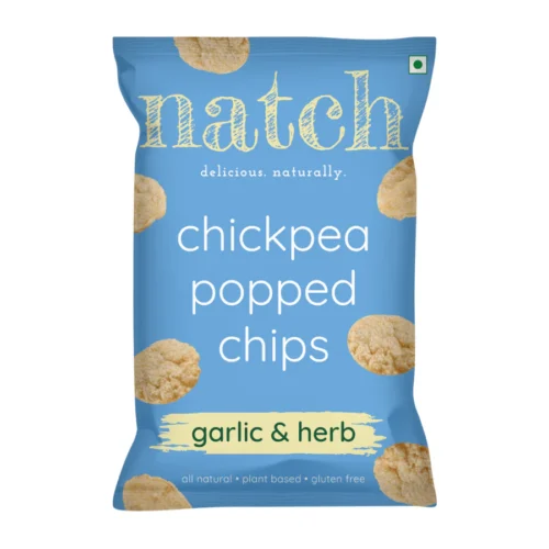 Natch Popped Chips Garlic & Herb 55g