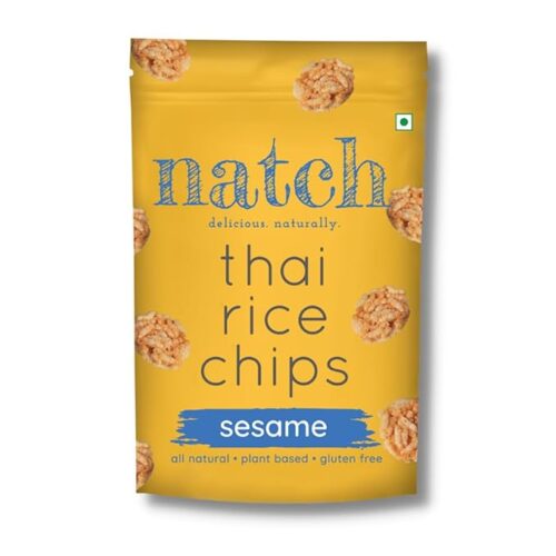 Natch Rice Chips -Sesame flv 100g