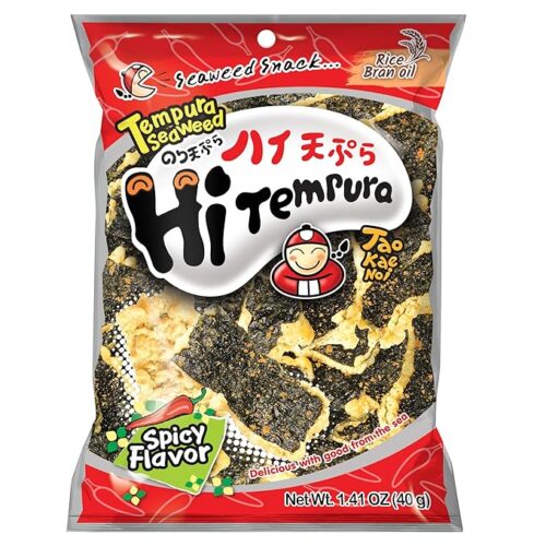 Tao Kae Noi Crispy Tempura Seaweed Spicy Flv 40 G
