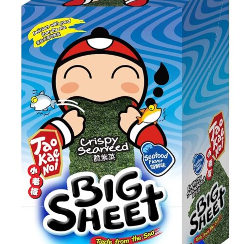 Tao Kae Noi Crispy Seaweed Bigsheet Seafood Flavour 3.2G