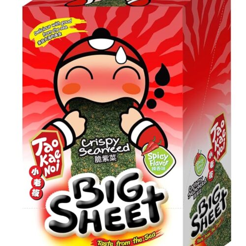 Tao Kae Noi Crispy Seaweed Bigsheet Hot & Spicy Flavour 3.2G