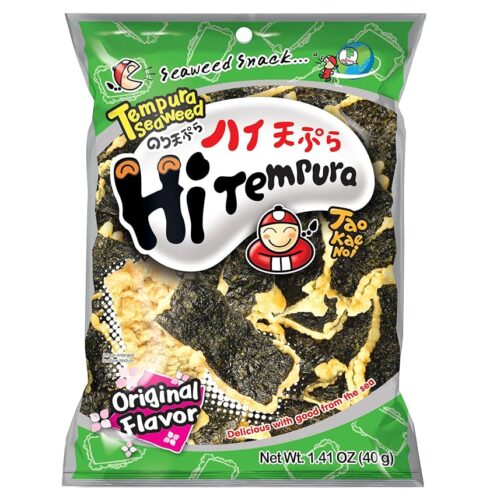 Tao Kae Noi Crispy Tempura Seaweed Original Flv 40 G