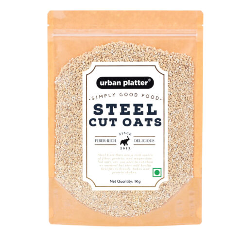Urban Platter Broken Oats, 1Kg (Natural Steel Cut Oats)
