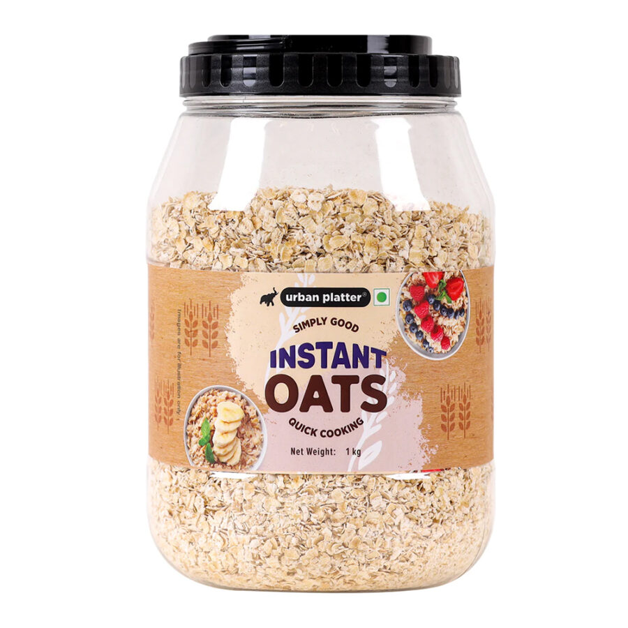 Urban Platter Instant Oats, 1Kg