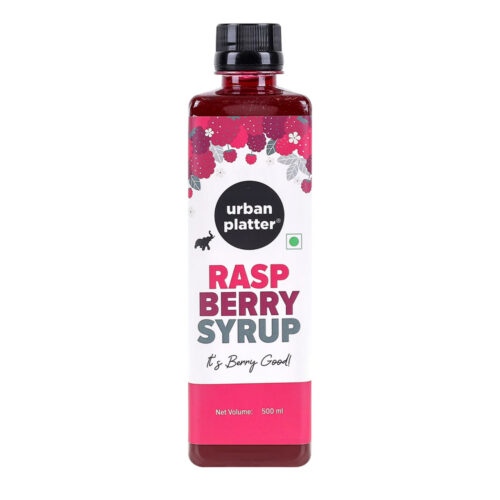 Urban Platter Raspberry Syrup, 500ml