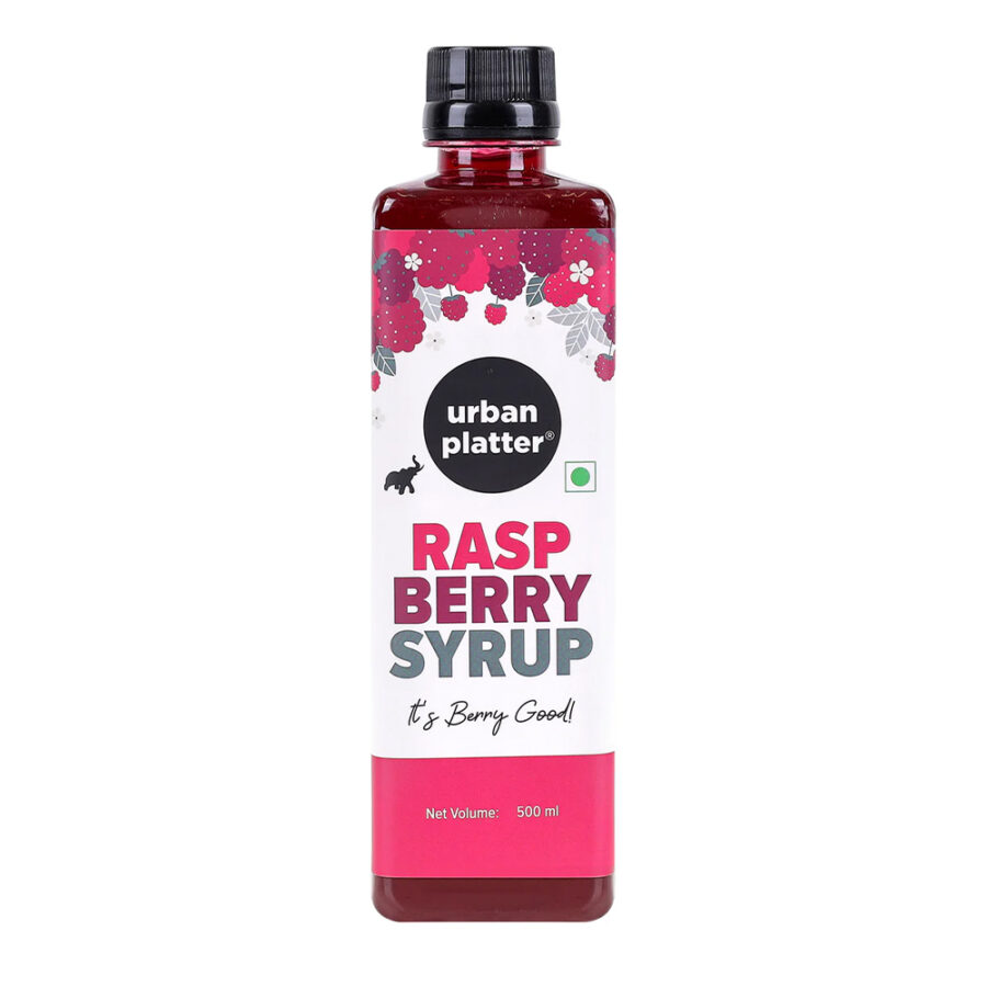 Urban Platter Raspberry Syrup, 500ml