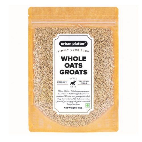 Urban Platter Whole Oats Groats, 1Kg