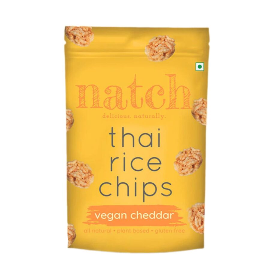 Natch Rice Chips - Vegan Cheddar 100g