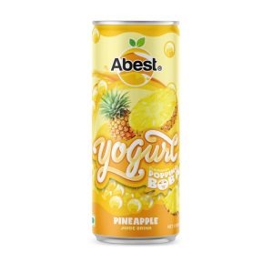 Abest Yogurt Popping Boba Pineapple Juice 320 ml