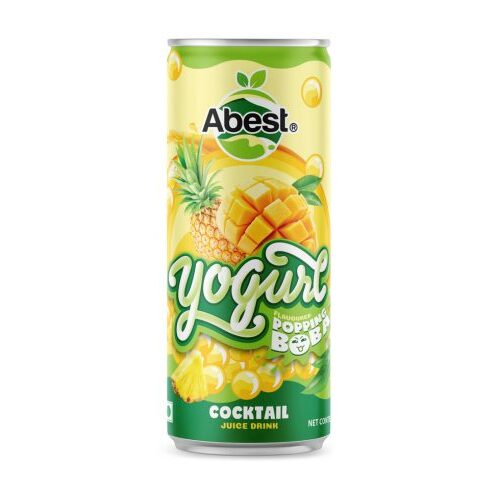 Abest Yogurt Popping Boba Cocktail Juice 320 ml