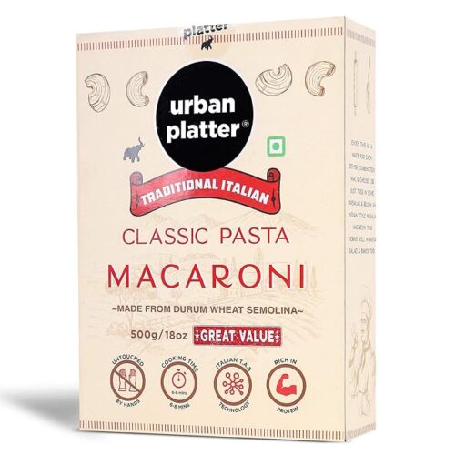 Urban Platter Traditional Italian Classic Macaroni Pasta, 500G