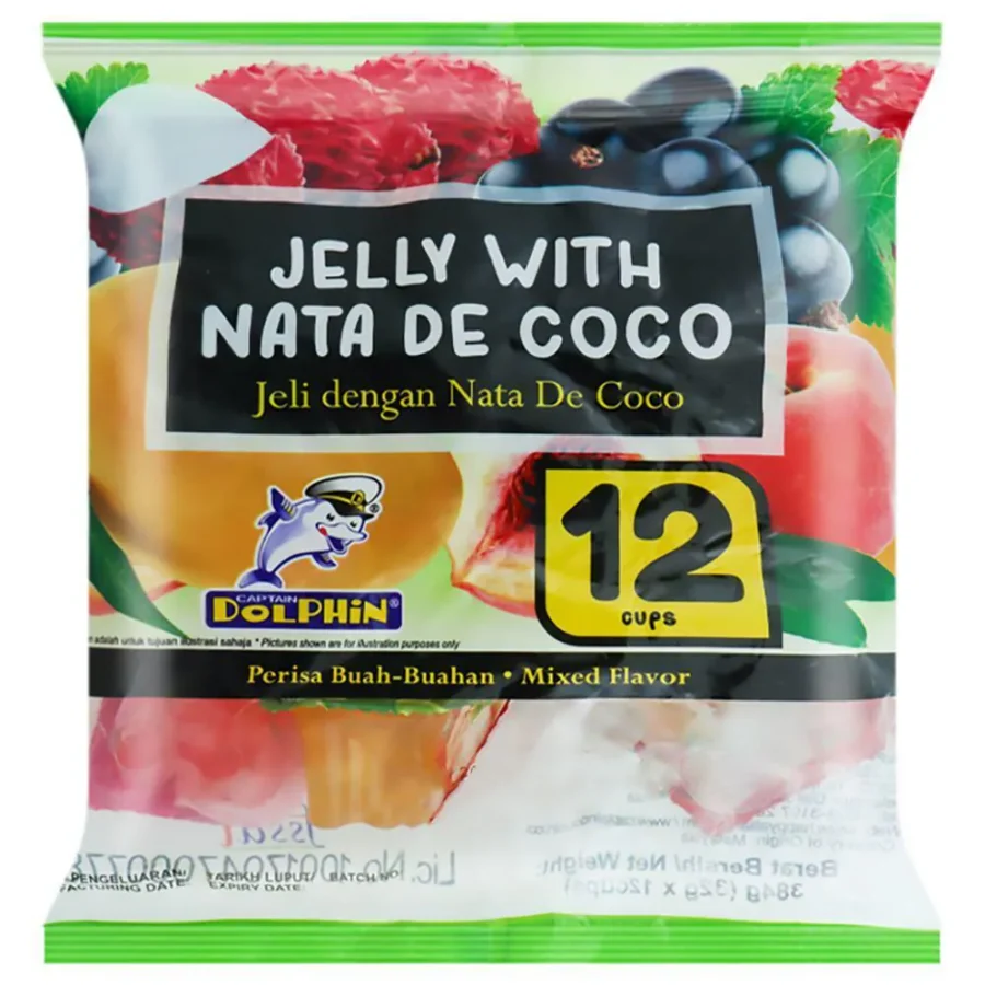 Dolphin Jelly Mixed Fruits 32g*12pcs Pouch