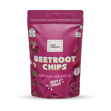 Chef Urbano Chips Beetroot Indian Masala 70 G