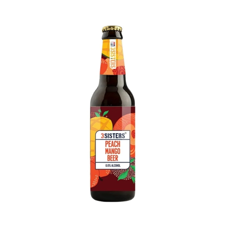 3 Sisters Non-Alcoholic Beer Peach Mango 330 ml