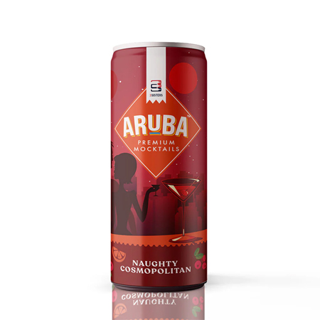 3 Sisters Aruba Premium Mocktails Naughty Cosmopolitan Flv 250 ml