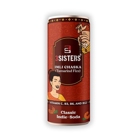 3 Sisters Imli Chaska Classic Indie-Soda 250 ml