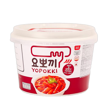 Yopokki Hot & Spicy Topokki Bowl 180 G