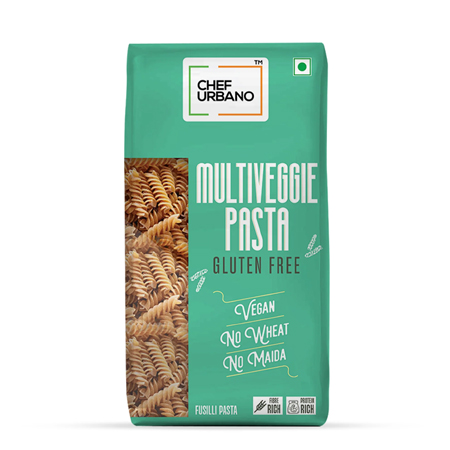 Chef Urbano Multi Veggie Fusilli Pasta 250 Gms