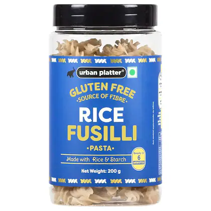 Urban Platter Gluten-Free Rice Fusilli Pasta, 200G