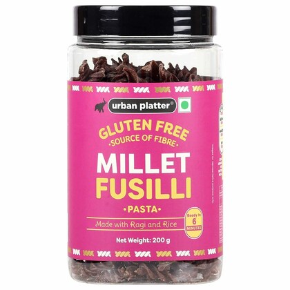 Urban Platter Gluten-Free Millet Fusilli Pasta, 200G