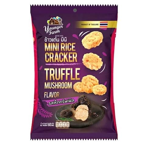 Younger Farm Mini Rice Crackers Truffle Mushroom Flv 60 G