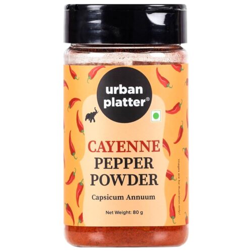 Urban Platter Cayenne Pepper Powder Shaker Jar, 80g