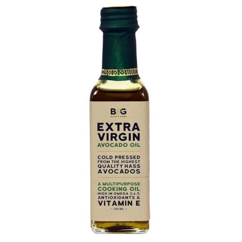 B&G Extra Virgin Cold Press Avocado Cooking Oil Bottle, 100ml