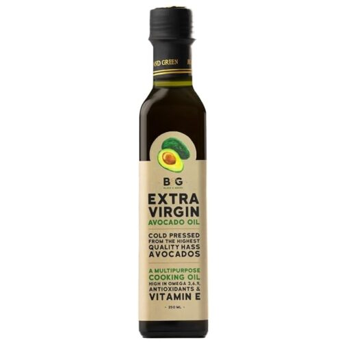 B&G Extra Virgin Cold Press Avocado Cooking Oil Bottle, 250ml