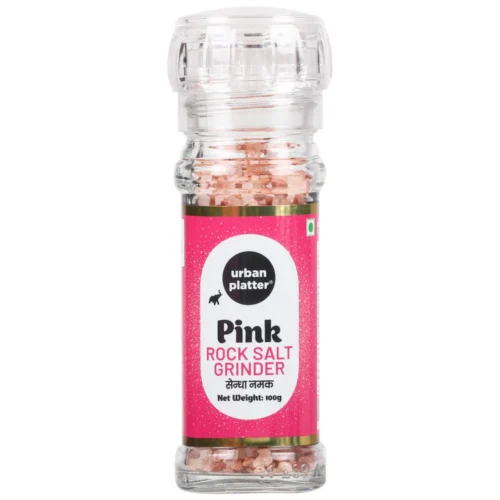 Urban Platter Pink Himalayan Rock Salt Grinder, 100g