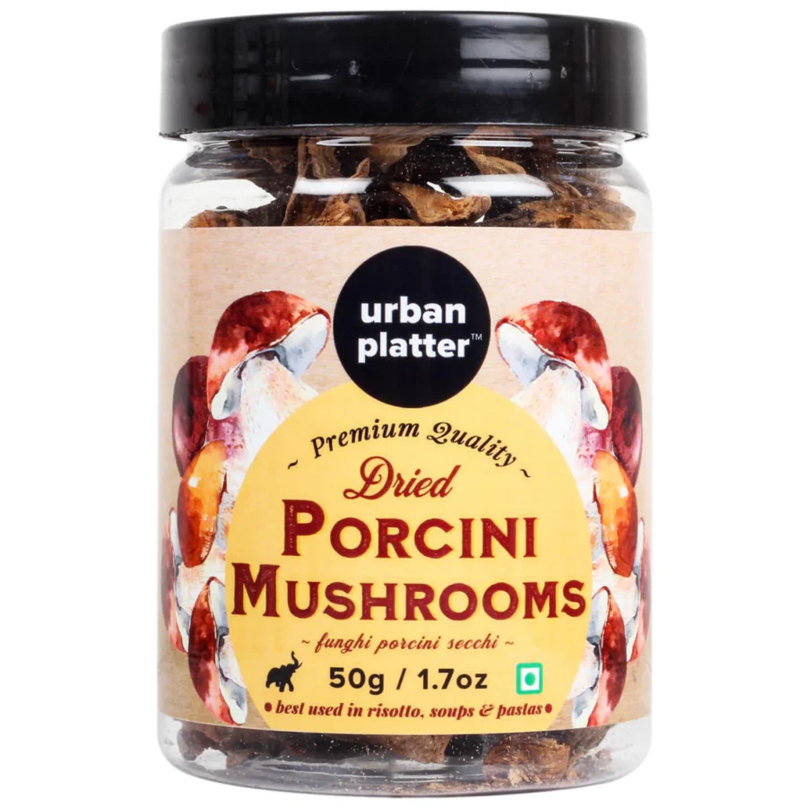 Urban Platter Dried Italian Porcini Mushrooms, 50g