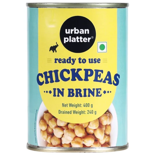 Urban Platter Ready To Use Chickpeas in Brine, 400g