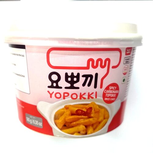 Yopokki Spicy Carbonara Topokki Bowl 180 g
