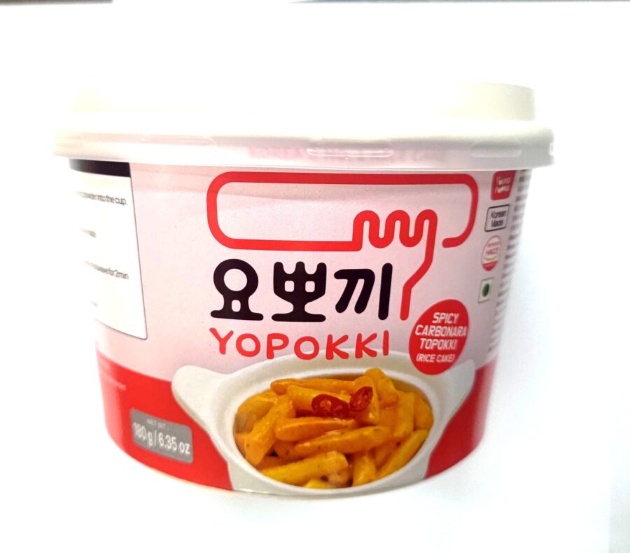 Yopokki Spicy Carbonara Topokki Bowl 180 g