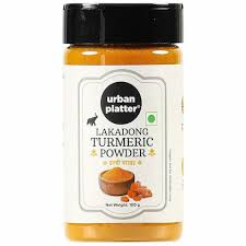 Urban Platter Lakadong Turmeric Powder shaker jar, 100g