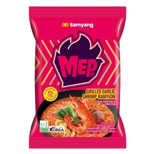 Samyang MEP Grilled Garlic Shrimp Ramen 80g