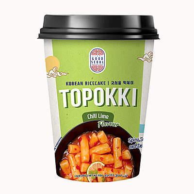 Good Seoul Korean Ricecake Topokki Chilli Lime Flavour 113 g