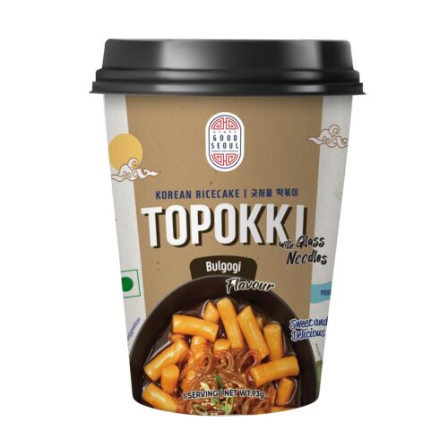 Good Seoul Korean Ricecake Topokki with Glass Noodles Bulgogi Flv 113 g