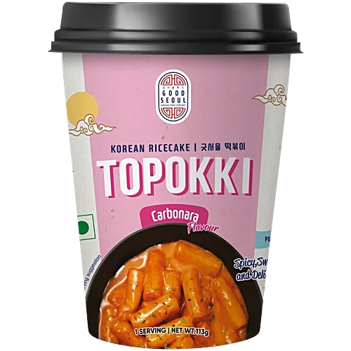 Good Seoul Korean Ricecake Topokki Carbonara Flavour 113 g