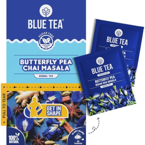BLUE TEA - SF & CF BLUE BUTTERFLY PEA  CHAI MASALA 50G (25 TEABAGS)