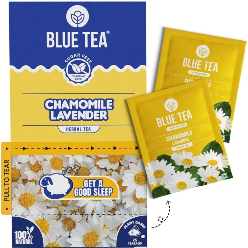 BLUE TEA - SF & CF BLUE CHAMOMILE LAVENDER FLOWER TEA 50G (25 TEABAGS)