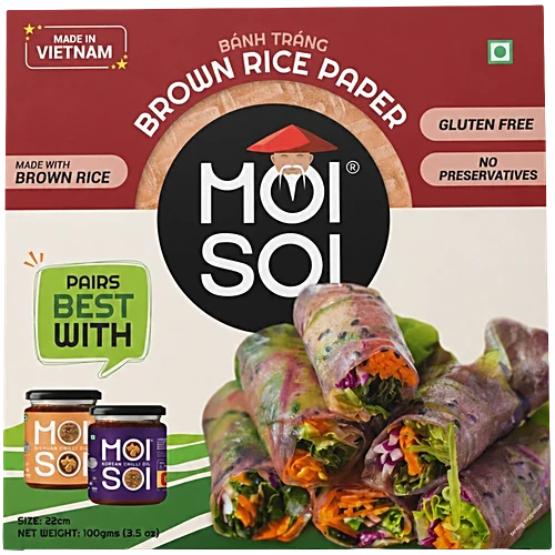 MOI SOI Brown Rice paper Rice 100 g