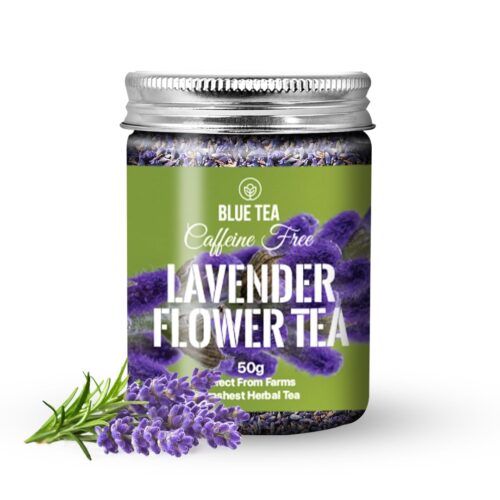 BLUE TEA - CF LAVENDER FLOWER HERBAL TEA 50G (JAR)