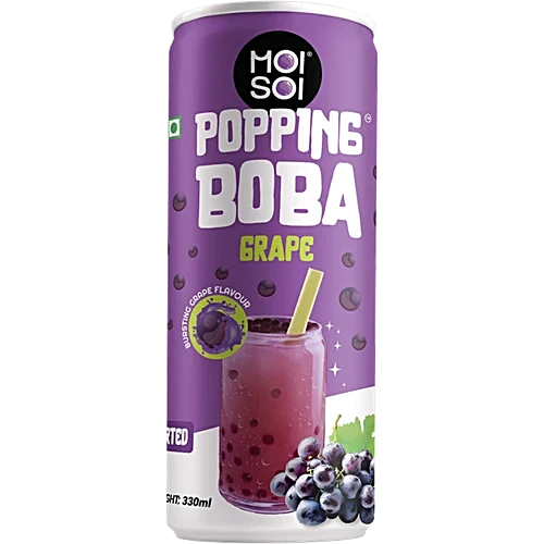 MOI SOI Popping Boba-Grape 330 ml